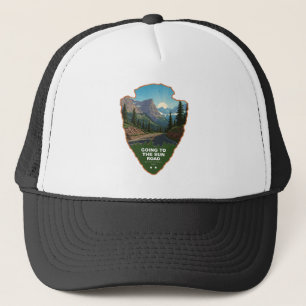 Gorra De Camionero Carretera Going To The Sun Glaciar NP Flecha