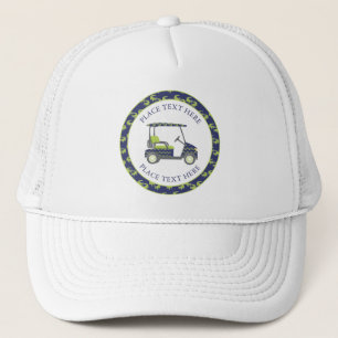 Gorra De Camionero Carro de Golf de Cocodrilos Elegantes