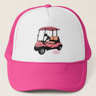 Gorra De Camionero Carro de golf / ilustracion personalizado de coche