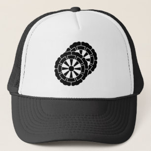 Gorra De Camionero Carros Genji con forma de flor superpuestos