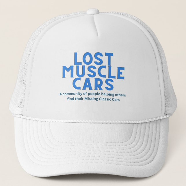 Gorra De Camionero Carros musculares perdidos (Anverso)