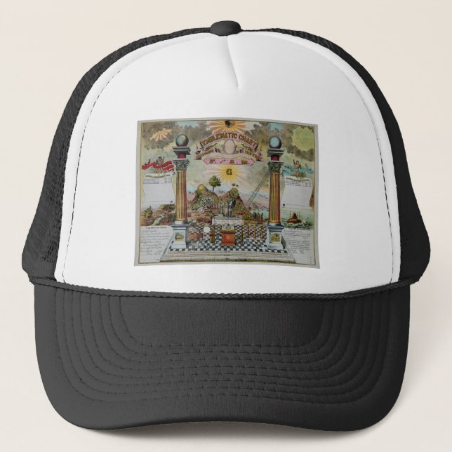Gorra De Camionero Carta masónica 2 (Anverso)