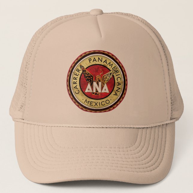 Gorra De Camionero Cartel de Carrera Panamericana (Anverso)