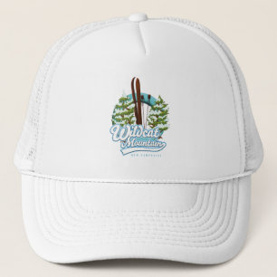 Gorra De Camionero Cartel de esquí de Wildcat Mountain New Hampshire