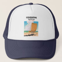 Cartel de viaje de Covehithe suffolk beach T-Shirt