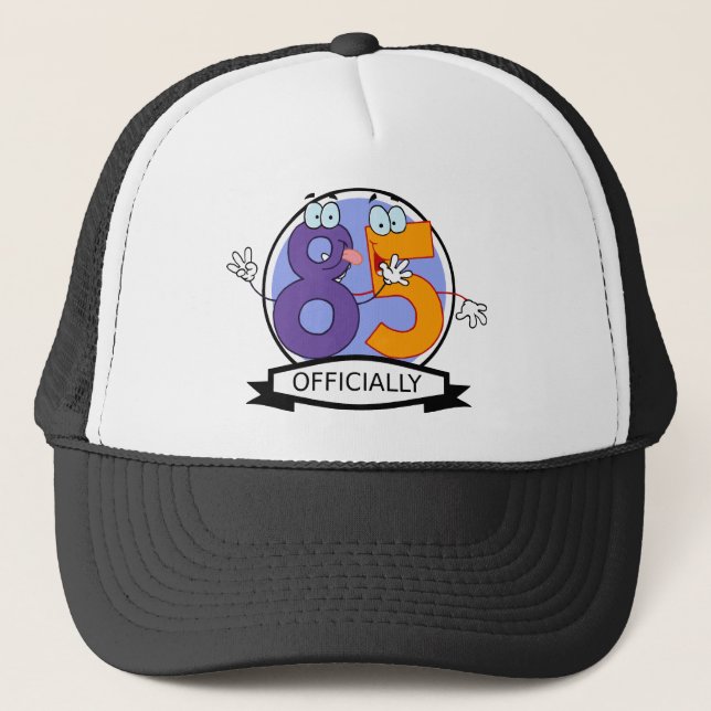Gorra De Camionero Cartel oficial de cumpleaños 85 (Anverso)