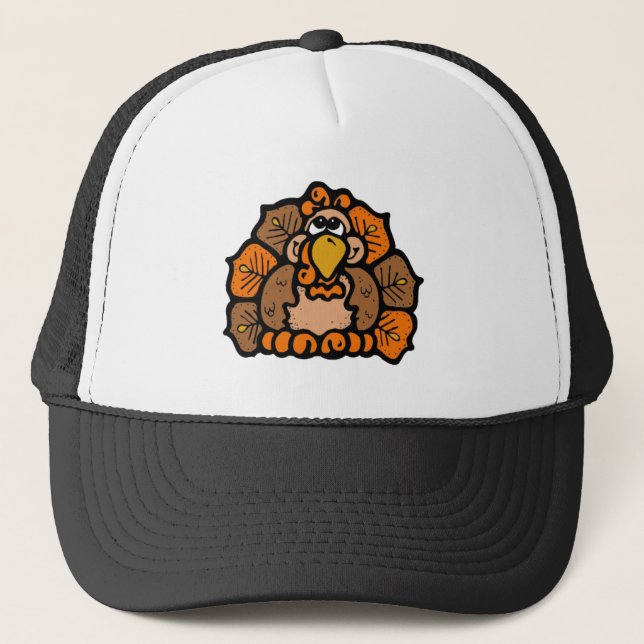 Gorra De Camionero Cartoon Turkey (Anverso)