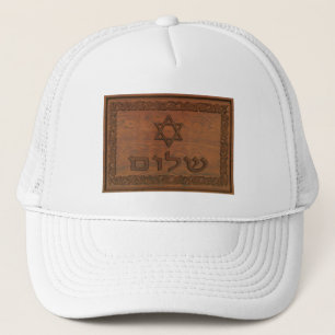 Gorra De Camionero Carved Wood Shalom