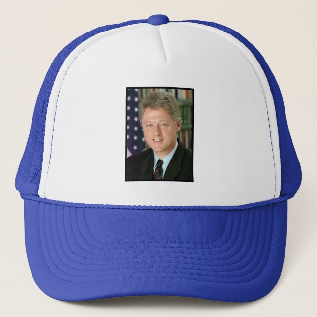 Gorra De Camionero Casa Blanca del Presidente demócrata Bill Clinton (Anverso)