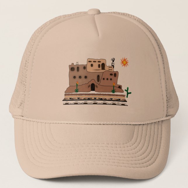 Gorra De Camionero Casa de arcilla (Anverso)