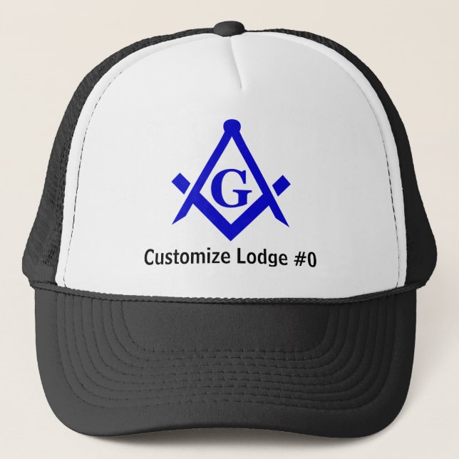 Gorra De Camionero Casa de campo masónica (Anverso)