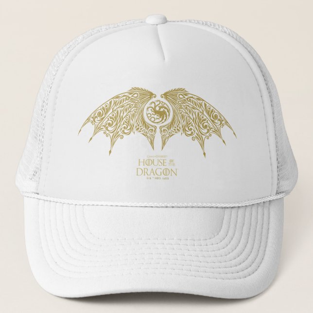 Gorra De Camionero CASA DEL DRAGÓN | Escudo Targaryen alado (Anverso)