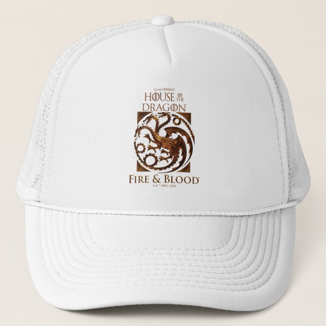 Gorra De Camionero CASA DEL DRAGÓN | House Targaryen Sigil (Anverso)