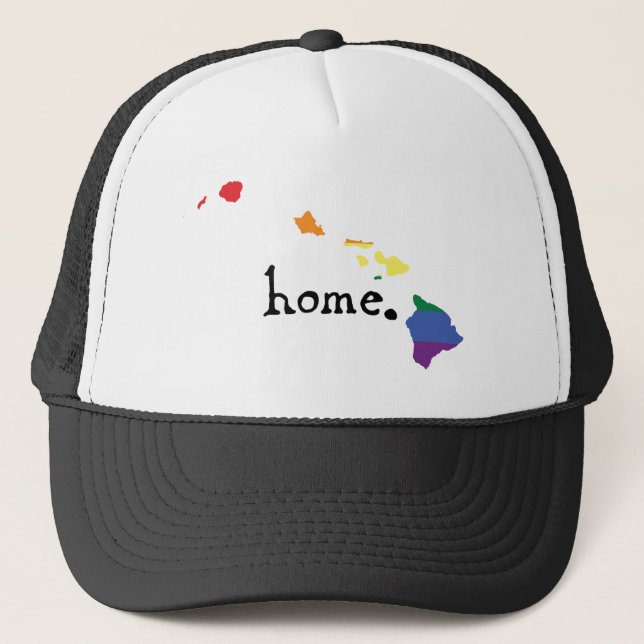 Gorra De Camionero Casa del Orgullo Gay | Hawai (Anverso)