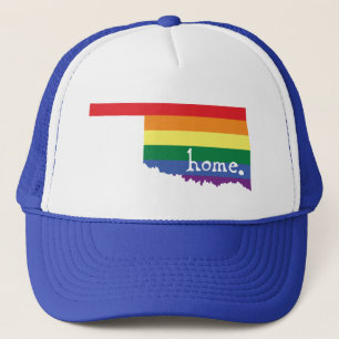 Gorra De Camionero Casa del Orgullo Gay   Oklahoma