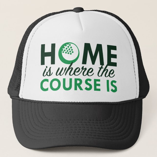 Gorra De Camionero Casa Es Donde Está El Curso (Anverso)