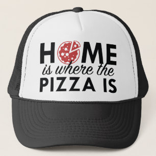 Gorra De Camionero Casa Es Donde Está La Pizza