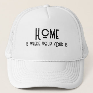 Gorra De Camionero Casa es donde tu papá es citado