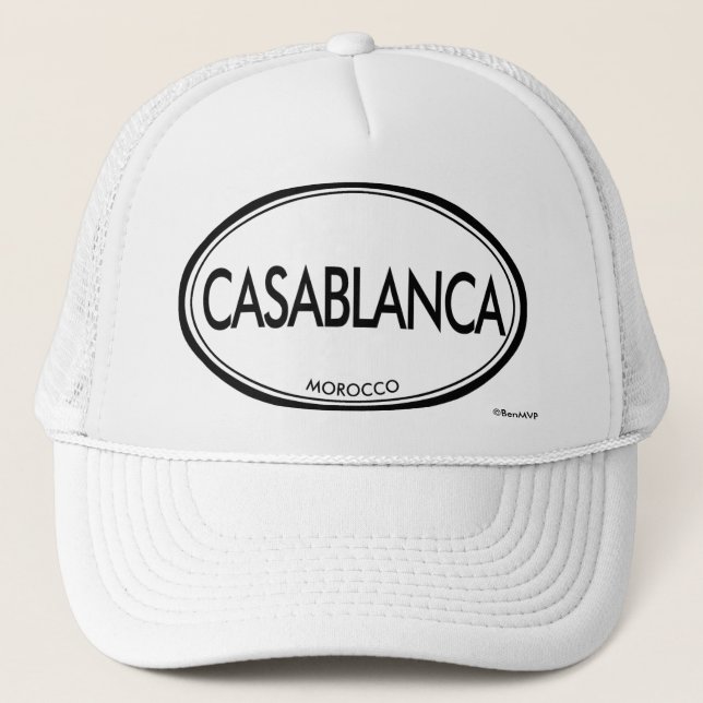 Gorra De Camionero Casablanca, Marruecos (Anverso)
