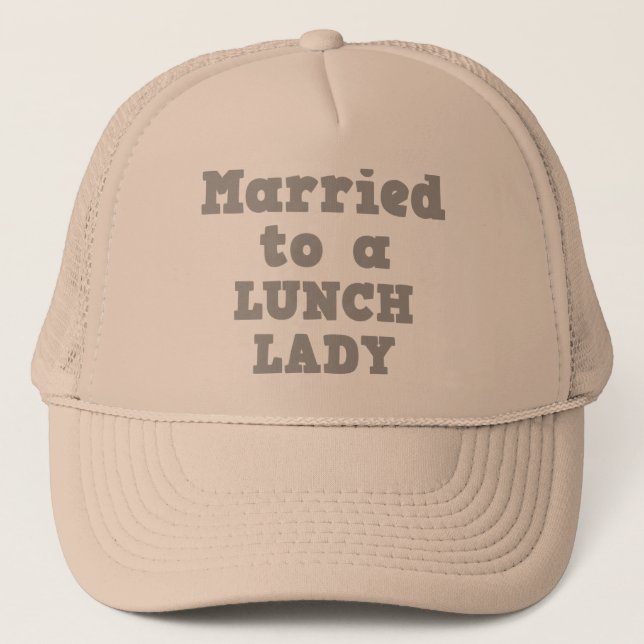 GORRA DE CAMIONERO CASADO CON UNA DAMA DE ALMUERZO (Anverso)