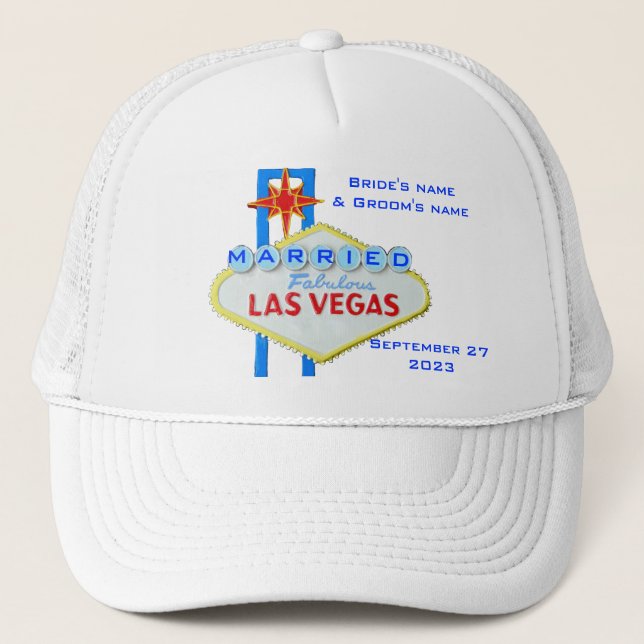Gorra De Camionero Casado en Las Vegas (Anverso)