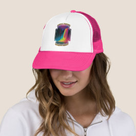 Gorra De Camionero Cascada mágica, cautivadora serenidad