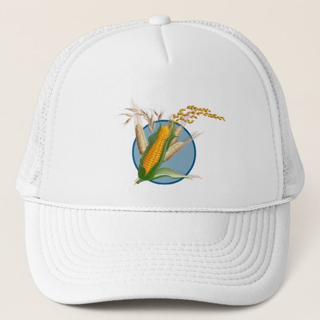 GORRA DE CAMIONERO CÁSCARA DE MAÍZ (Anverso)