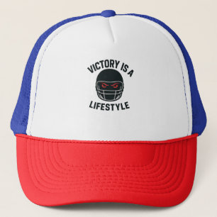 Gorra De Camionero Casco de fútbol americano - La victoria es mi vida
