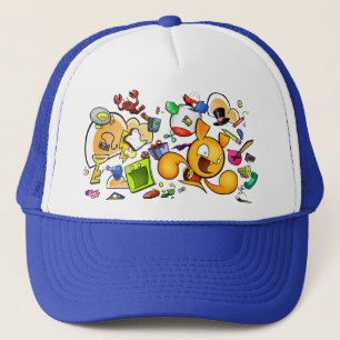 Gorra De Camionero Casco del cerebro de la malla