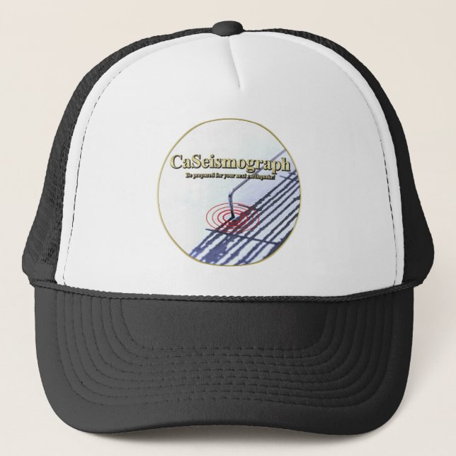Gorra De Camionero CaSeismoGraph General Merch (Anverso)
