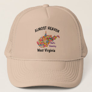 Gorra De Camionero Casi el Cielo VIRGINIA OCCIDENTAL El País de Dios
