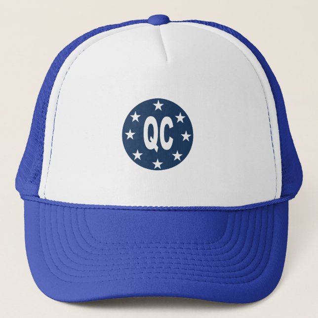 Gorra De Camionero Casquette blanc real DESIGN QUEBEC (Anverso)