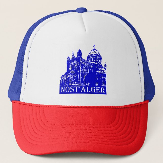 Gorra De Camionero casquette Notre Dame d'Alger bleue (Anverso)
