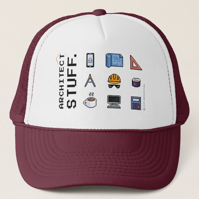 Gorra De Camionero Casquette trucker Architect Stuff (Anverso)