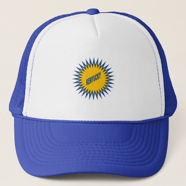 Gorra De Camionero Casquette Trucker blanc royal  SUN  KENTUCKY (Anverso)