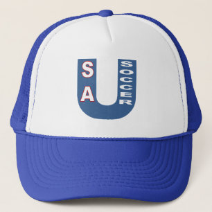 Gorra De Camionero Casquette Trucker blanc/royal USA SOCCER