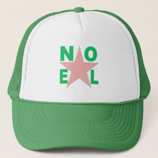 Gorra De Camionero Casquette Trucker  blanc vert  NOEL 7 ETOILES