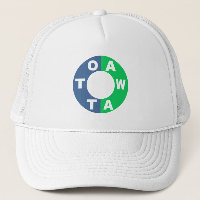 Gorra De Camionero casquette trucker blanche DESIGN OTTAWA (Anverso)