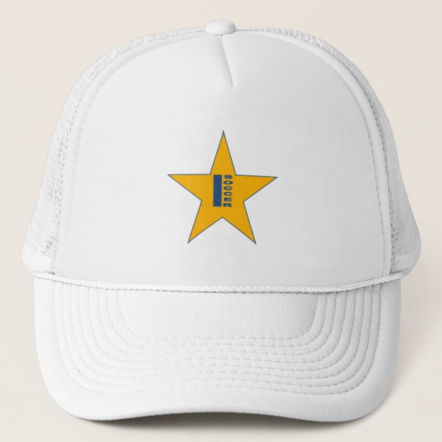 Gorra De Camionero Casquette Trucker blanche INDIANA SOCCER (Anverso)