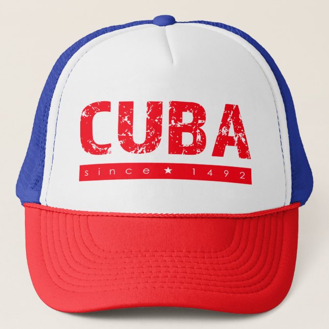 Gorra De Camionero Casquette Trucker Cuba (Anverso)