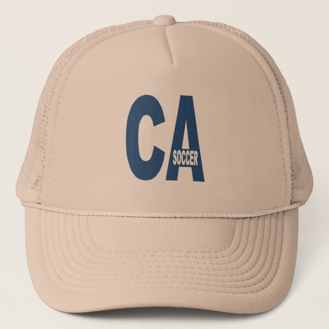 Gorra De Camionero Casquette Trucker kaki CALIFORNIE FOCCER (Anverso)