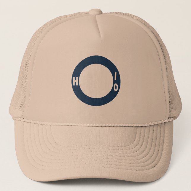 Gorra De Camionero Casquette Trucker kaki DESIGN OHIO (Anverso)