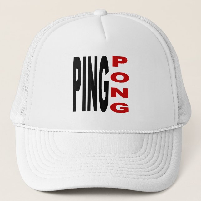 Gorra De Camionero Casquette Trucker  PING PONG (Anverso)