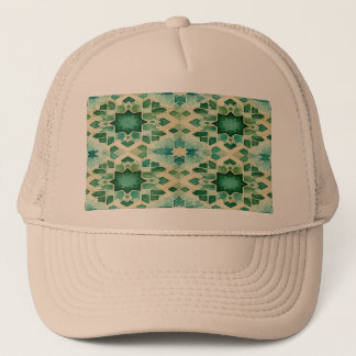 Gorra De Camionero Casquette Zellige Vert Turquoise