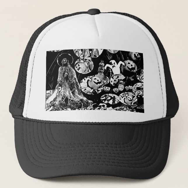 Gorra De Camionero Casquettes Trucker  My Super Halloween  (Anverso)