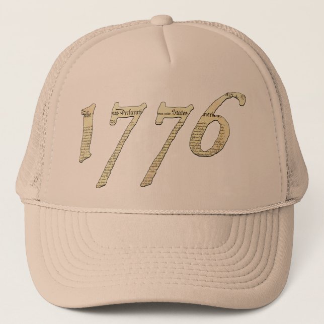 Gorra De Camionero Casquillo 1776 de la independencia (Anverso)