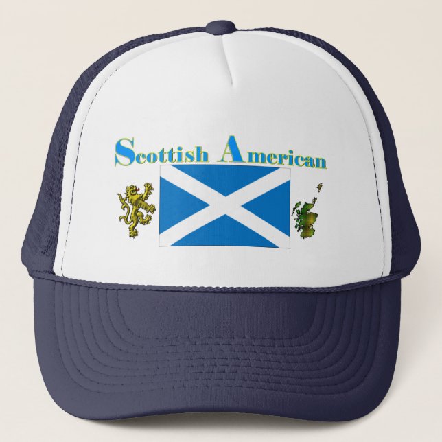 Gorra De Camionero Casquillo americano escocés (Anverso)