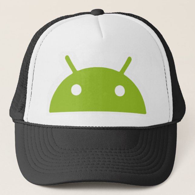 Gorra De Camionero Casquillo androide del camionero de Google (Anverso)
