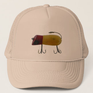 Gorra De Camionero Casquillo antiguo de la pesca del señuelo del cebo