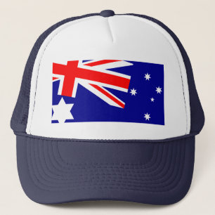 Gorra De Camionero Casquillo australiano de la bandera